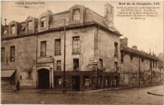 Carte postale ancienne Rue de la Chapelle, 122
                                                                     à Paris 18e
                                