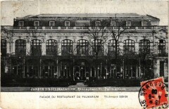 Jardin d'Acclimatation - Restaurant du Palmarium - Façade du restaurant du Palmarium à Neuilly-sur-Seine