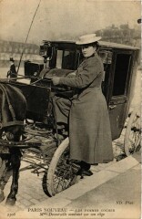 Paris Nouveau Les femmes cocher. Mme Decourcelle