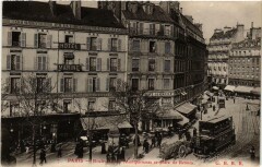 Boulevard du Montparnasse et place de Rennes à Paris 15e