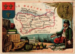 Calvados - Map - Crest - Products - Small Card