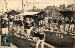 Caen Torpilleurs dans le Port
