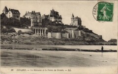 Carte postale ancienne Dinard- La Malouine et la Pointe du Grouin France
                                                                     à Dinard
                                