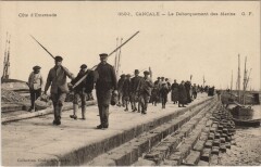 Cancale Debarquement des Marins à Cancale