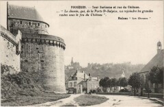 Fougeres Tour Surienne et rue du Chateau