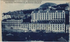Royat Hotels Continental et Royal Palace à Royat