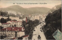 Royat vue prise du Viaduc à Royat