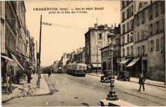 Charenton Rue de Saint-Mande prise de la Rue France