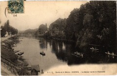 Creteil Bords de la Marne-La Marne vue de la Passerelle France