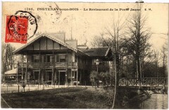 Carte postale ancienne Le Restaurant de la Porte Jaune
                                                                     à Paris
                                