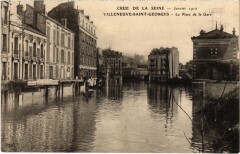 Villeneuve St.Georges La Place de la Gare France -
													94 Val de Marne
												