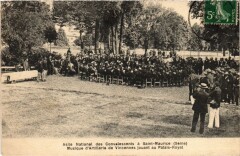 St.Maurice Musique d'Artillerie de Vincennes Jouant France à Vincennes