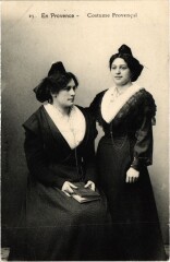Costume Provencal - Femmes - types