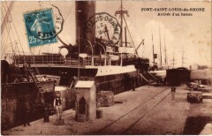 Port-Saint-Louis-de-Rhone Arrivee d'un Bateau