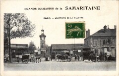 Carte postale ancienne Abattoirs de la Villette
                                                                     à Paris 19e
                                