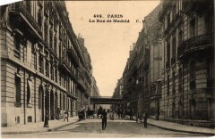 Paris 8e rue de Madrid à Paris 8e