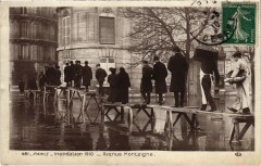 Paris 8e Inondation 1910 Avenue Montaigne à Paris 8e