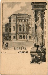 Paris L'Opera Comique Litho