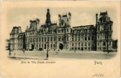 Paris Hotel de Ville Embossed