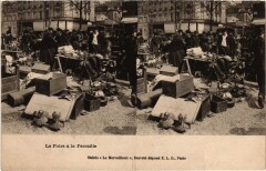 Paris Vue Stereo La Foire a Ferraille