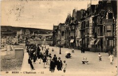Carte postale ancienne Mers-les-Bains L'Esplanade
                                                                     à Mers-les-Bains
                                