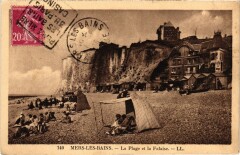 Mers-les-Bains La Plage et la Falaise à Mers-les-Bains