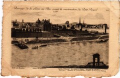 Ancien Paris Passage de la Seine au Bac