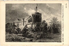 Carte postale ancienne Ancien Paris Butte mOntmartre ancien Telegraphe
                                                                     à Paris 18e
                                