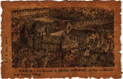 Vieux Paris vue generale garnd Chatelet -
													75 Paris
												