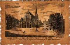Carte postale ancienne Vieux Paris Saint-germain de l'Auxerrois
                                