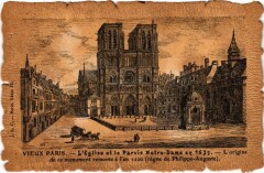Vieux Paris Eglise et Parvis Notre-Dame