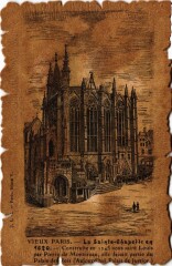 Carte postale ancienne Vieux Paris Sainte-Chapelle
                                