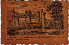 Vieux Paris le Louvre sous Philippe Auguste