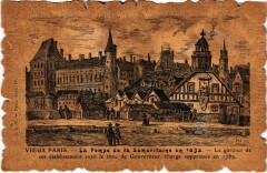 Carte postale ancienne Vieux Paris Pompe de la Samaritaine
                                
