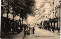 Rue des Batignolles à Paris 17e