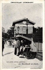 Carte postale ancienne Les petits métiers parisiens - La Marchande de Jouets
                                                                     à Paris 19e
                                