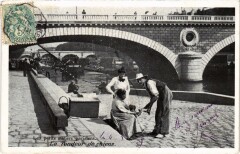 Carte postale ancienne Le Tondeur de chiens
                                                                     à Paris
                                