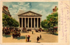 Paris La Madeleine Litho