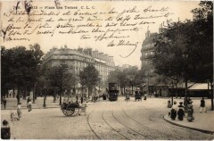 Carte postale ancienne Place des Ternes
                                                                     à Paris 8e
                                