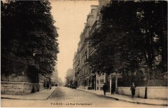Carte postale ancienne La Rue Cortambert
                                                                     à Paris 16e
                                