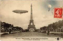 Tout Paris 105 7e Tour Eiffel Dirigeable Aviation