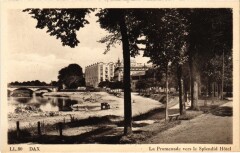 Dax La Promenade vers le Splendid Hotel