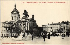 Clermont Ferrand La Statue de Vercingetorix et l'Eglise France -
																					63000 Clermont-Ferrand
																			