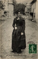 Jeune Paysanne d'Auvergne France