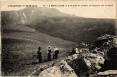 Le Mont Dore Vue prise du sommet du Capucin France à Mont-Dore