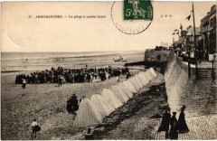 Arromanches-les-Bains La plage a maree basse France -
																					14117 Arromanches-les-Bains
																			