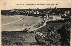 Perros-Guirec Trestraou - Vue Generale - La Plage et les Hotels à Perros-Guirec