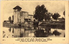 Carte postale ancienne Paris 19e Co. Franco Belge des Crayons Moulin de Buzet
                                                                     à Buzet-sur-Baïse
                                