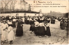 Paris 1e Course des Midinettes Controle de Depart à Paris 1er