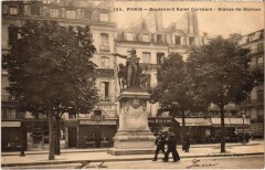 Paris 6e Boulevard Saint-germain Statue de Danton à Paris 6e